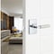 Sure-Loc Hardware Sure-Loc Hardware Levanto Privacy Rosette, Polished Chrome, Knurled Grip in Nickel LV102 26 GRIP-KN NI - alternate 2